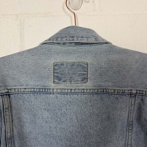 VTG Moda Int'l Denim Jean Jacket 90s Y2K Oversized Baggy Skater Street Grunge XS - Picture 8 of 15